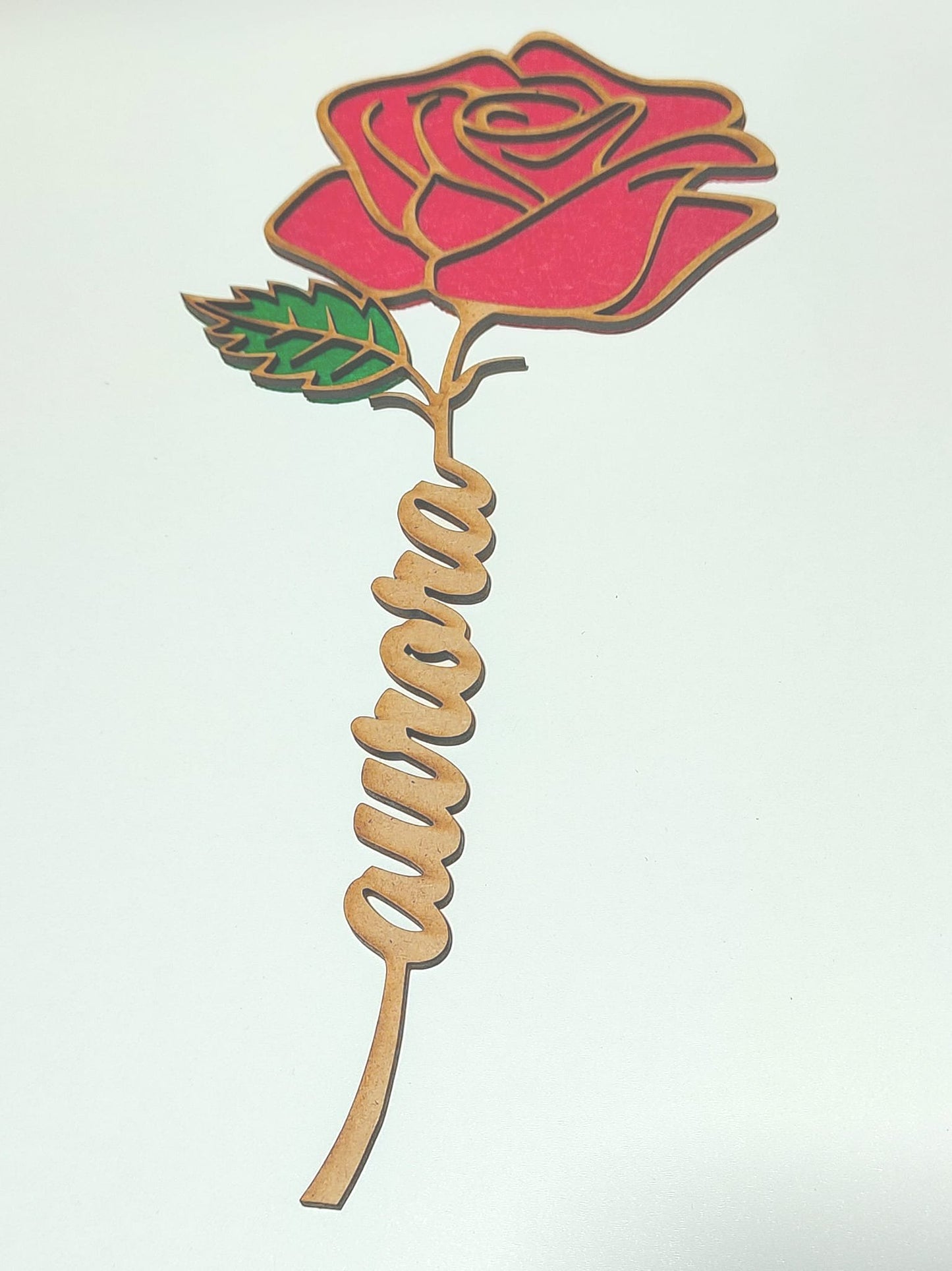 Personalized rose with name