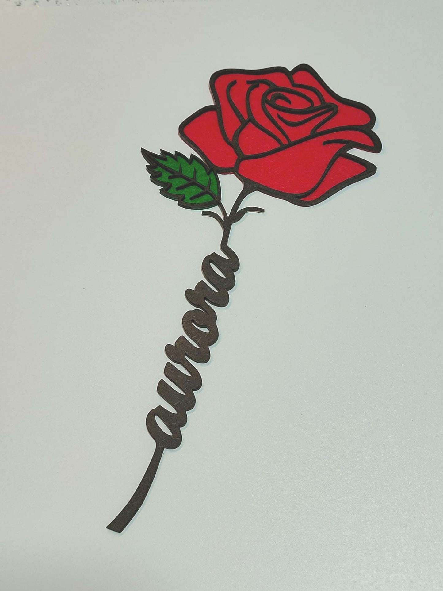Personalized rose with name