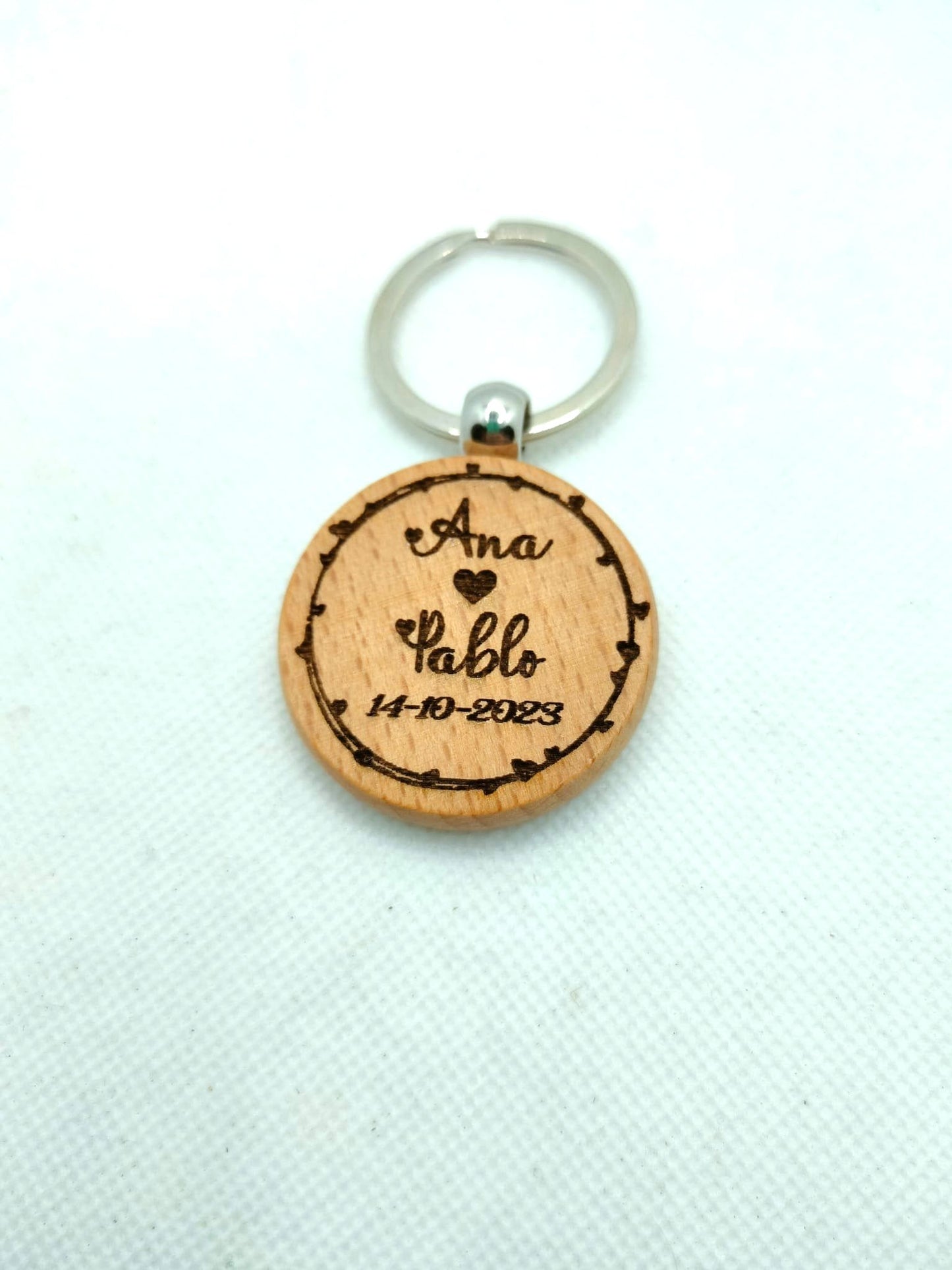 Round keychain