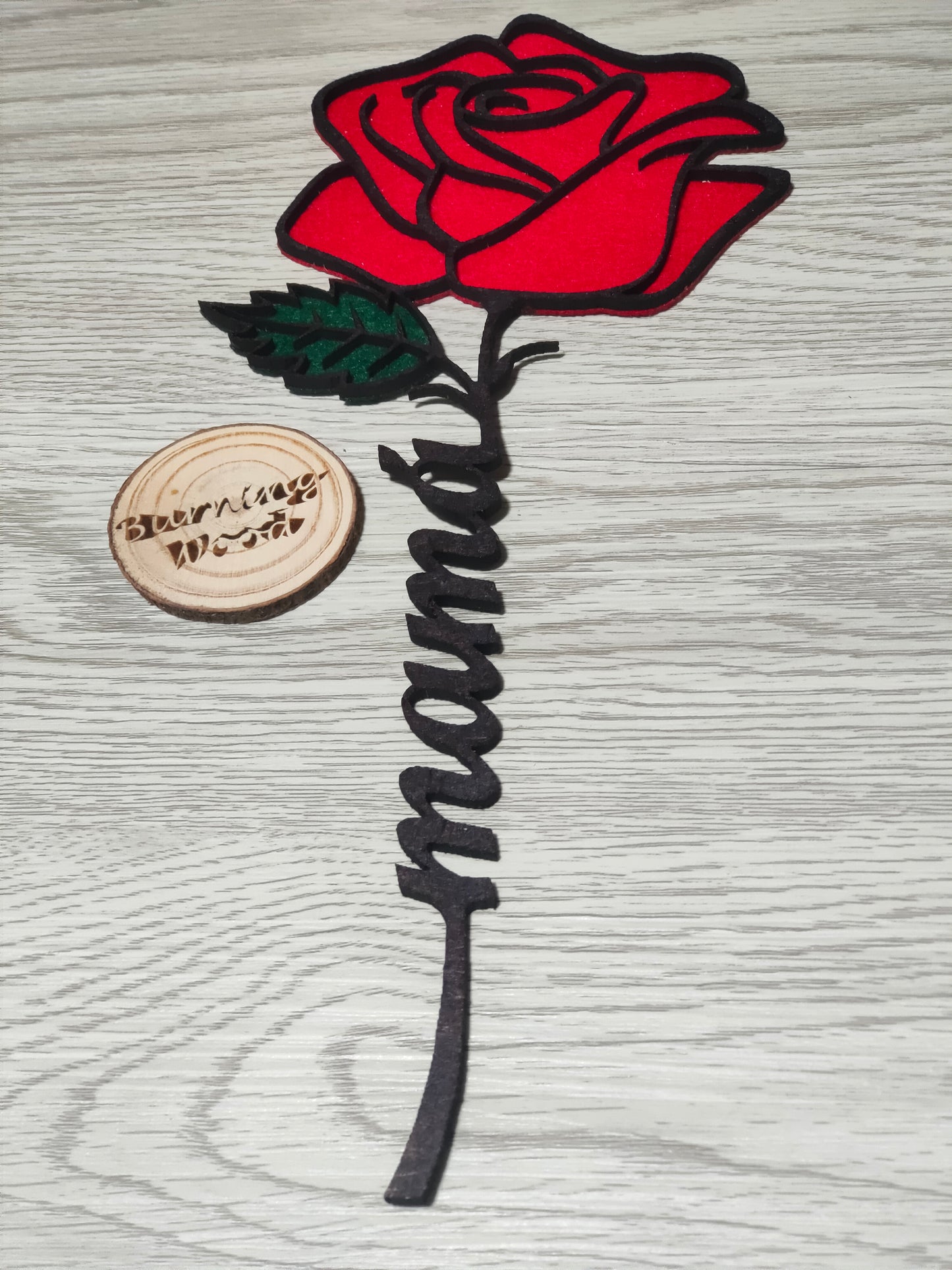 Personalized rose with name