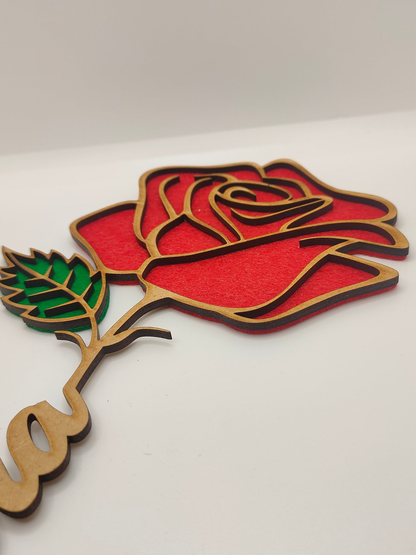 Personalized rose with name