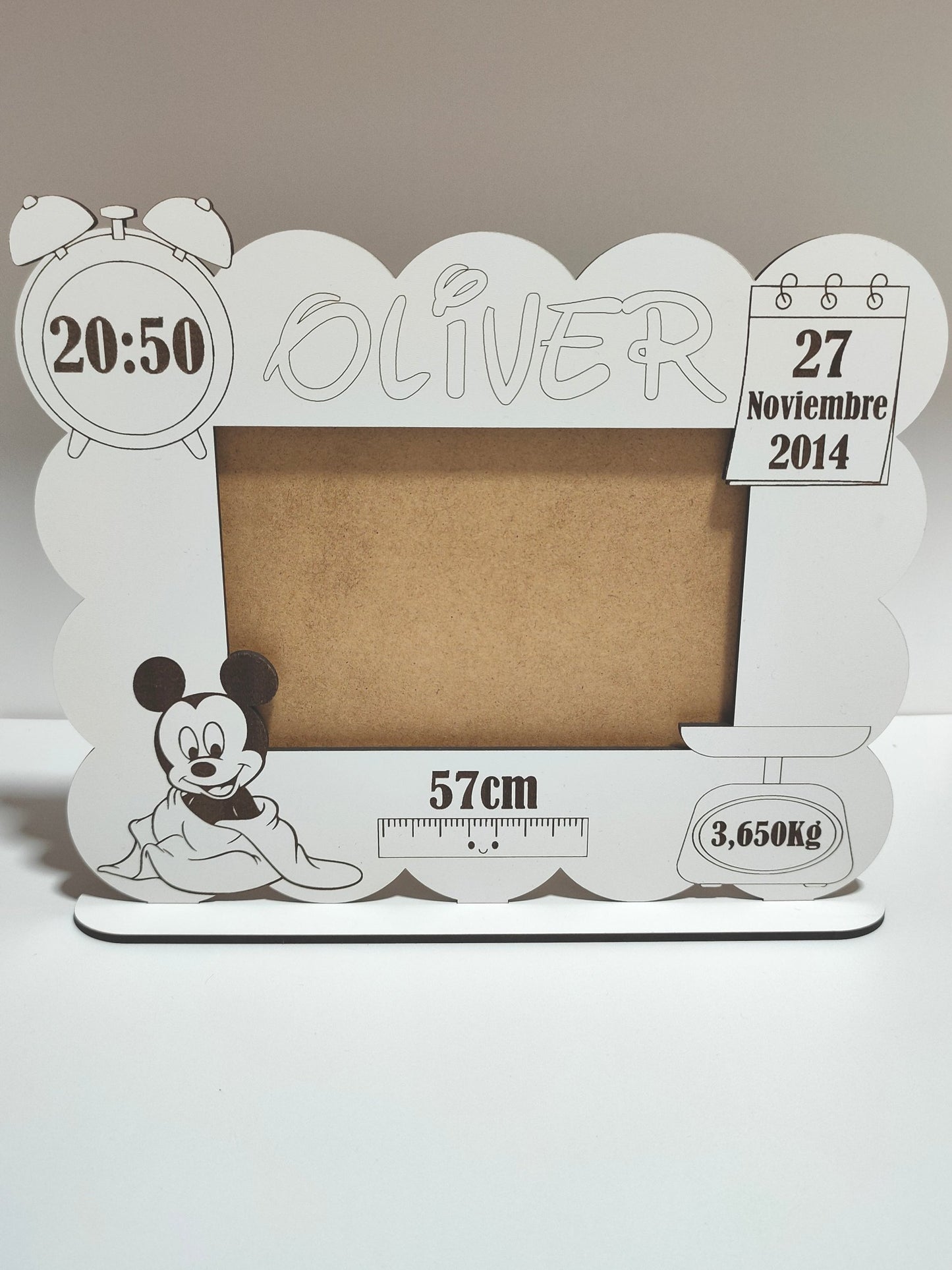 Birth photo frame (Baby)