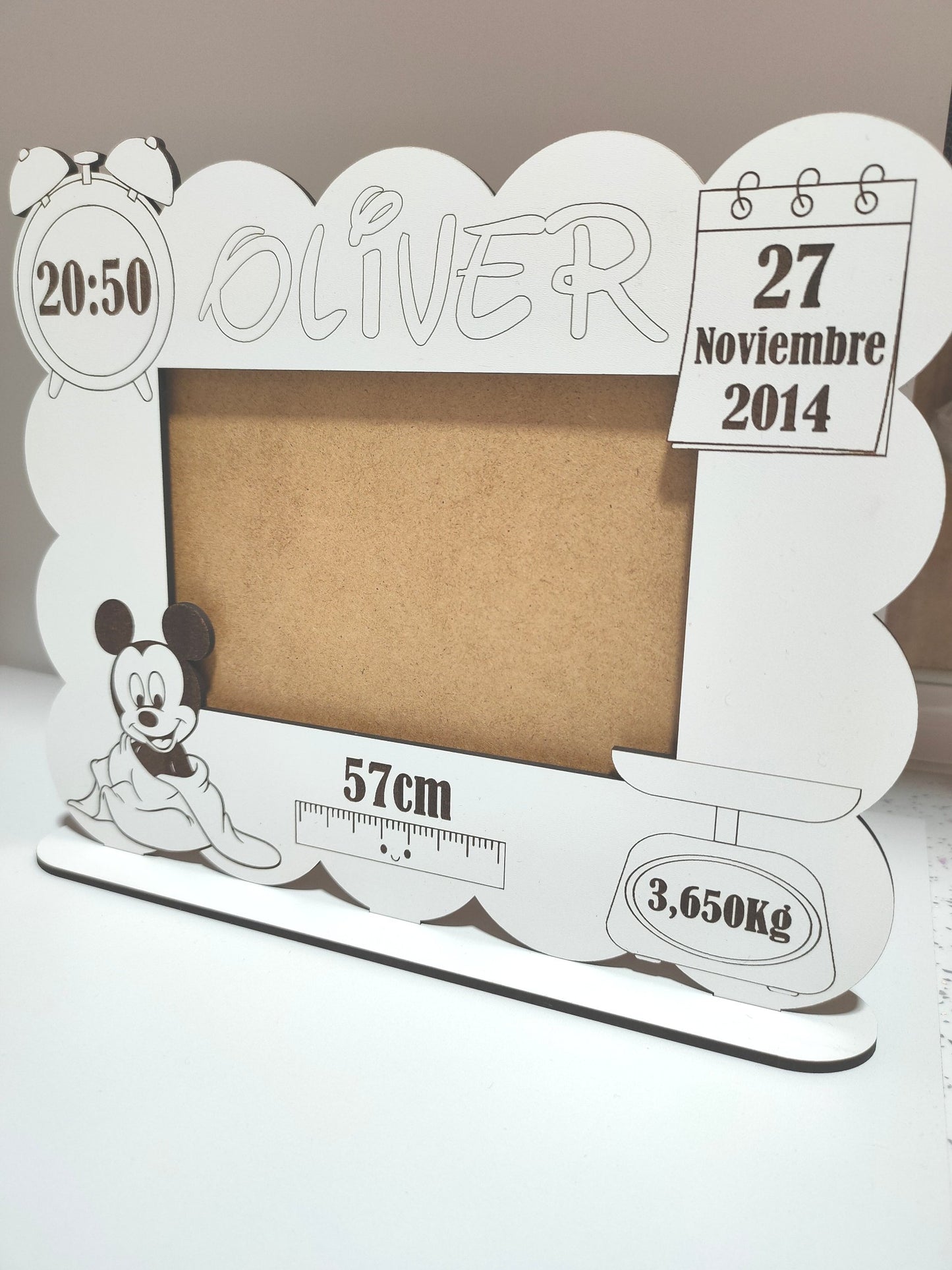 Birth photo frame (Baby)