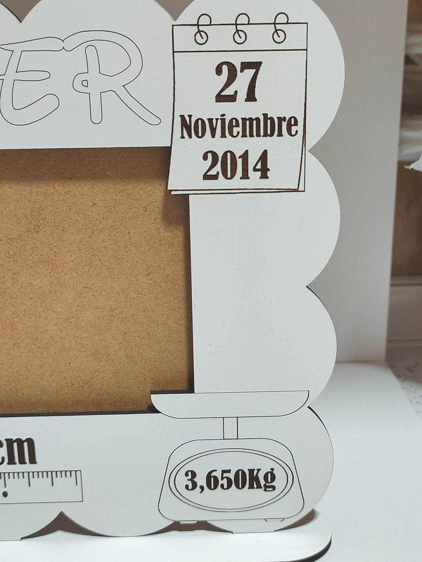 Birth photo frame (Baby)