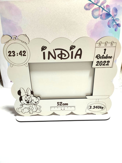 Birth photo frame (Baby)